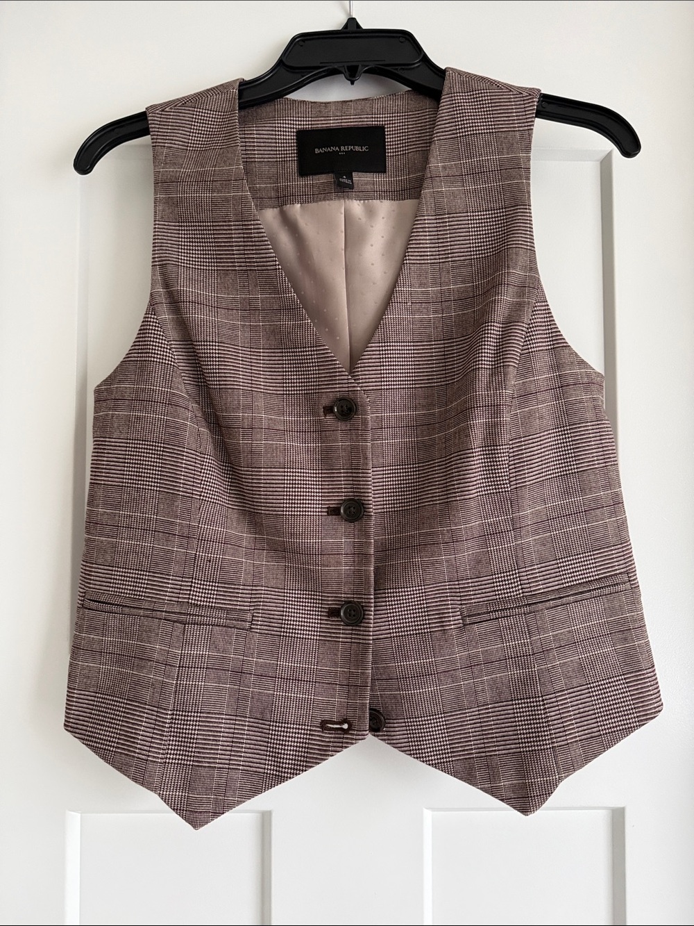 Banana republic plaid vest